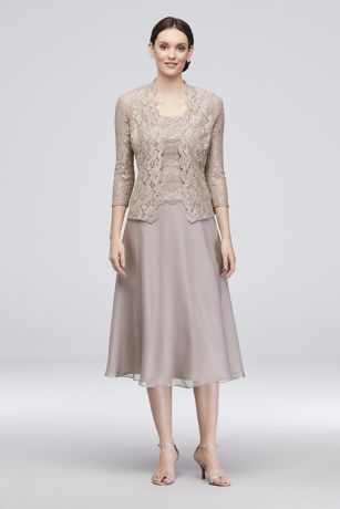 Alex Evenings Tea Length Dress
